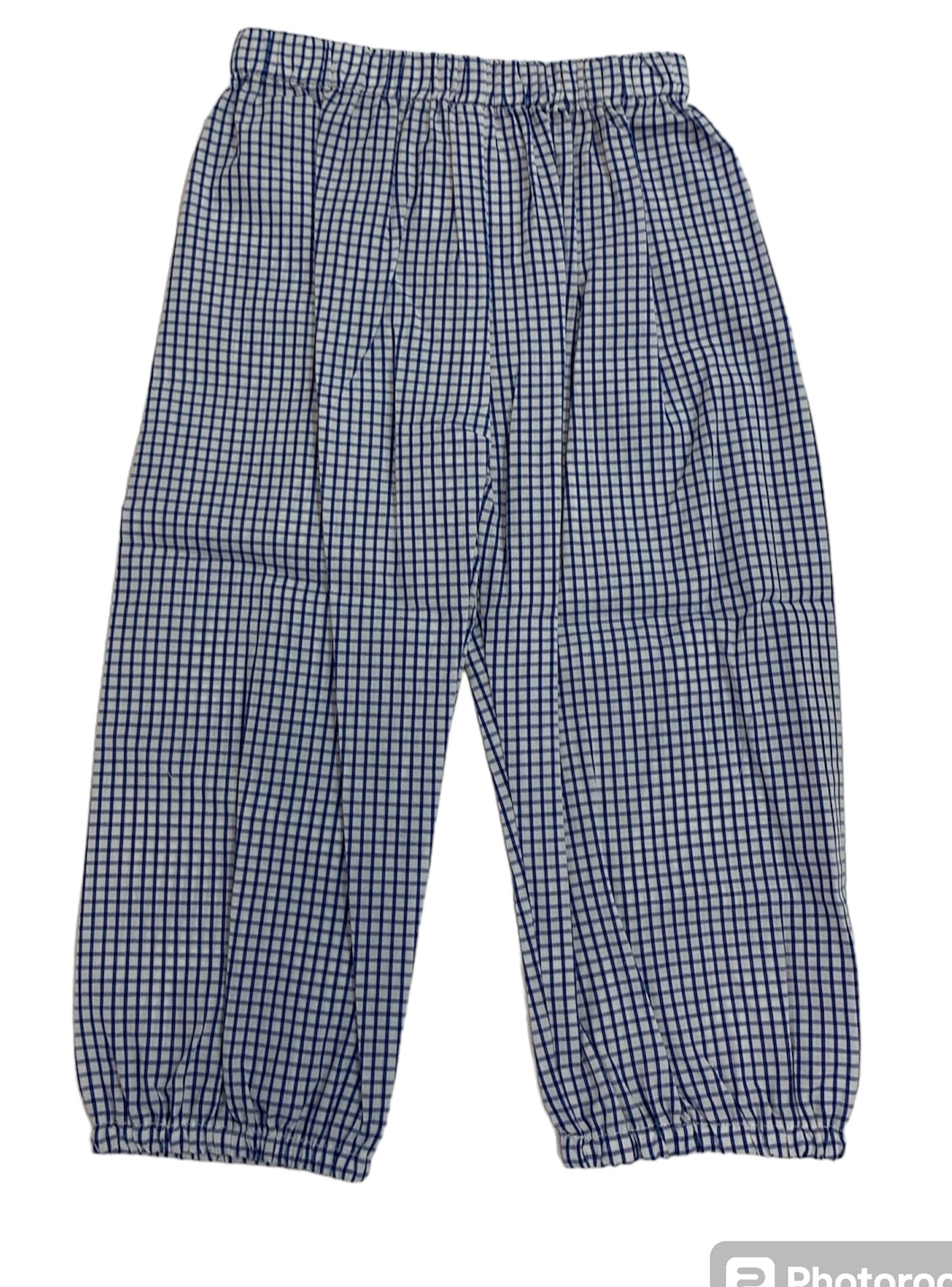 Royal Blue Square Logan Pant