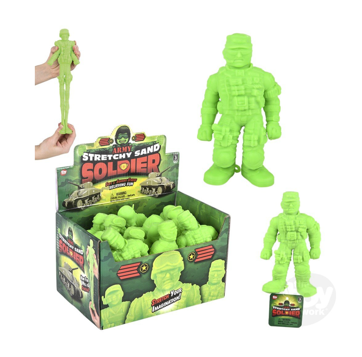 Stretchy Sand Toy Soldier