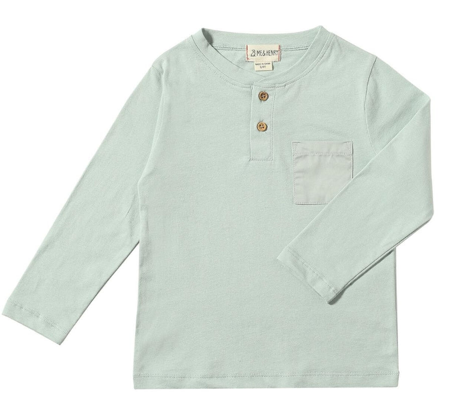 Harvard henley pale Mint