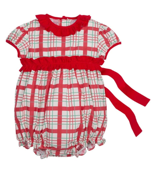 Caroline Bubble Holiday Plaid