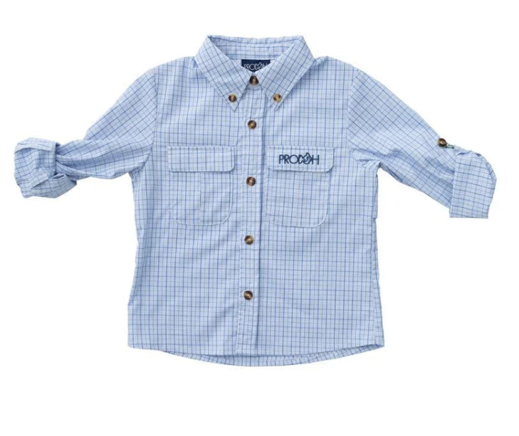 Blue Windowpane Shirt