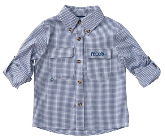 Blue Founders Fishing Shirt