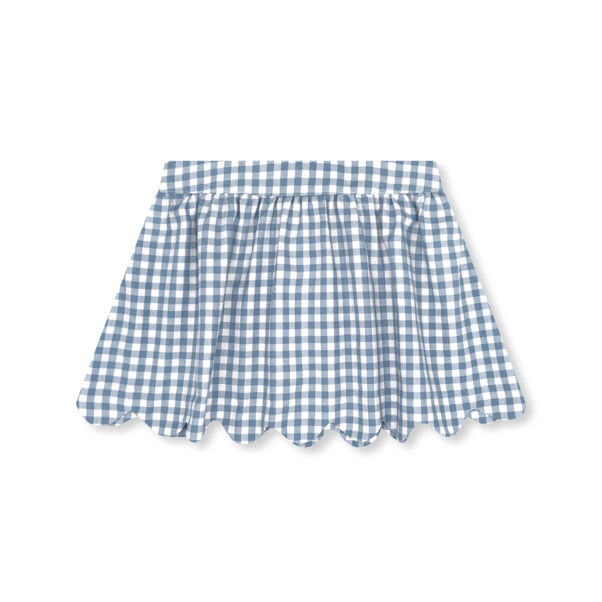 Susie Stone blue check skirt