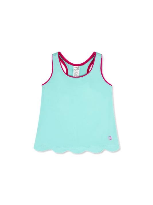 Totally Turquoise Scallop Tank