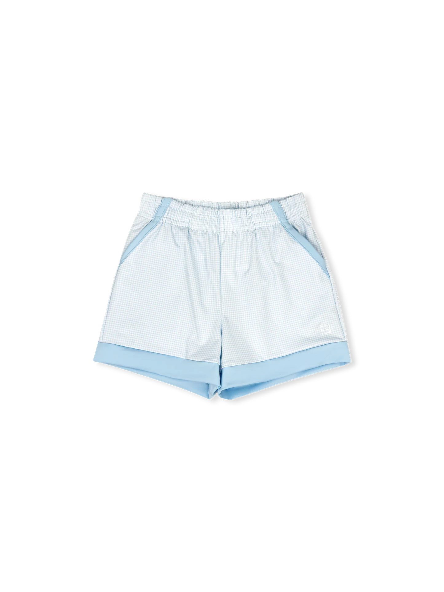 Blue Mini gingham Graham Short