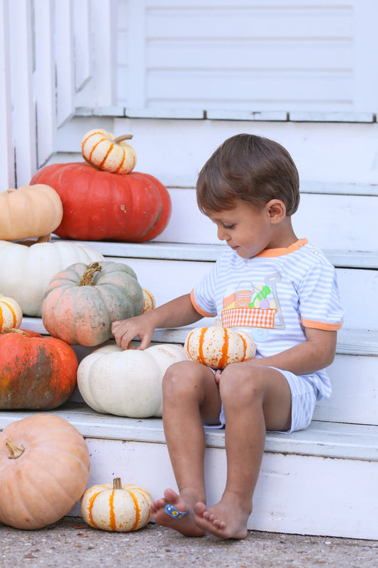 Halloween Wagon Romper