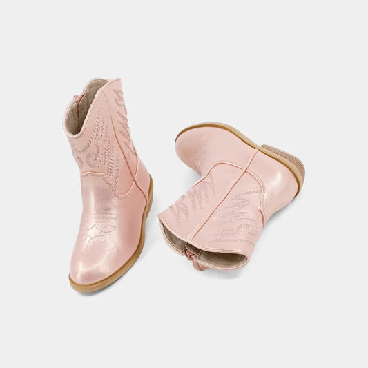 Zahara Toddler Rose Gold boots