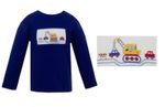 Crane Royal Blue Ls shirt