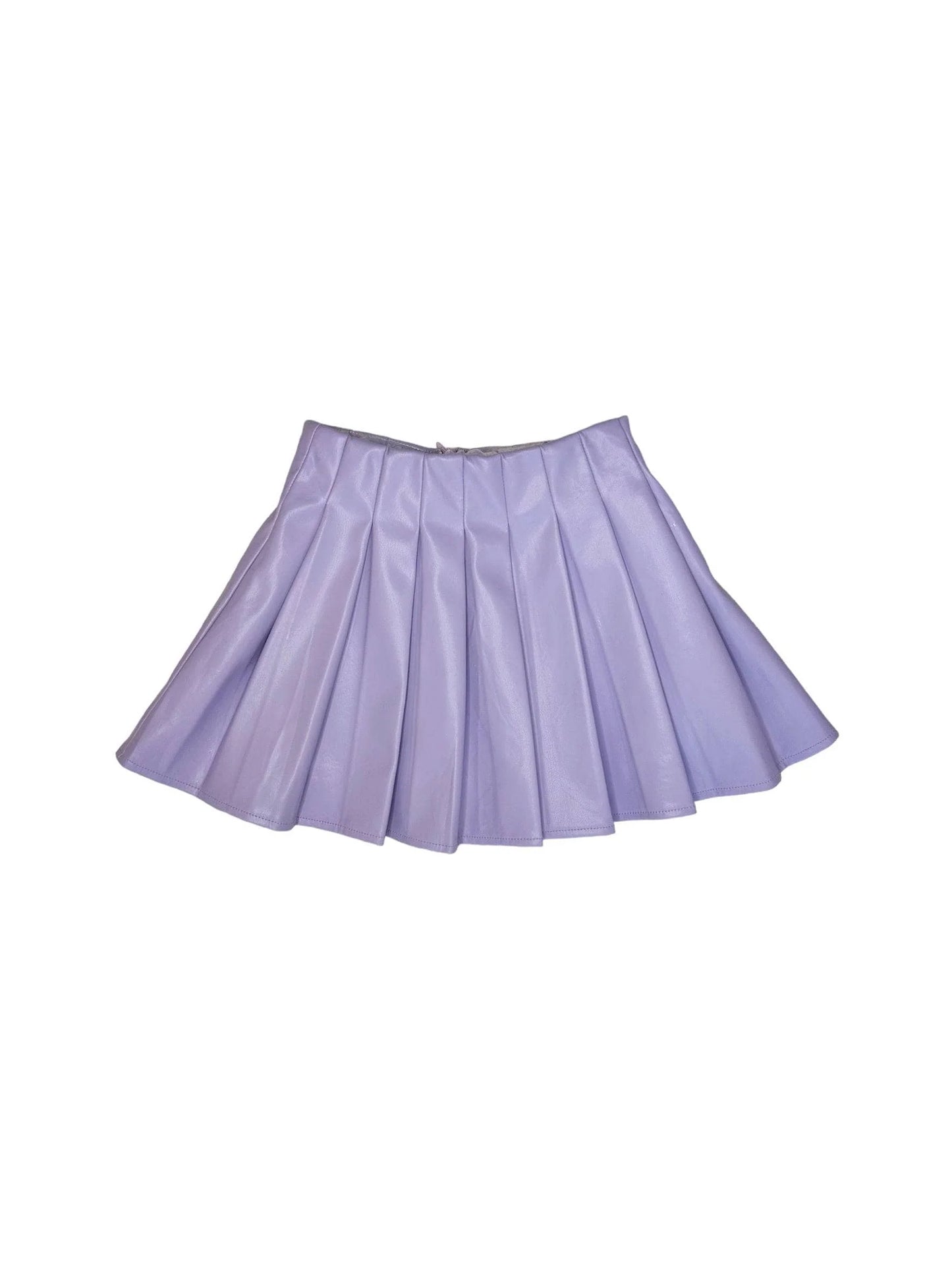 Lavender Pleated Skirt