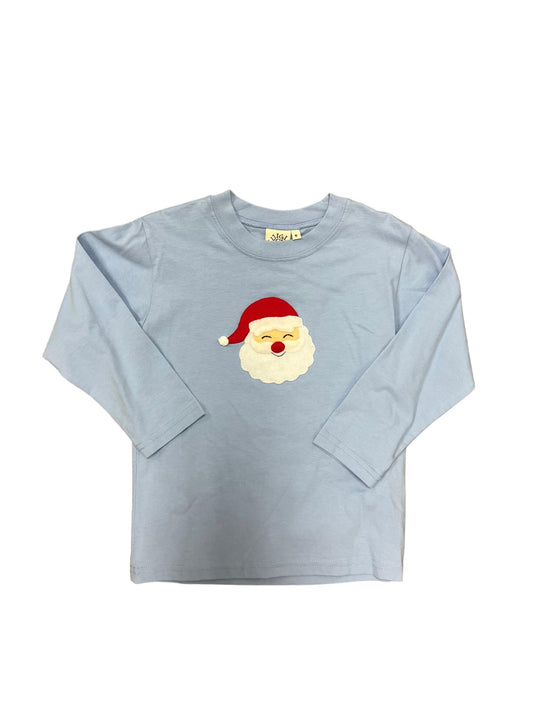 b santa head shirt