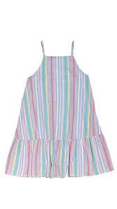 Lydia dress sorbet stripe