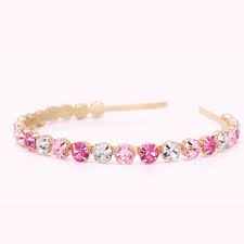 Pink Jewel headband