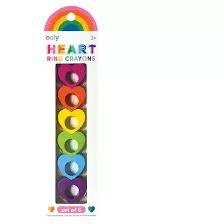 Heart shaped crayons