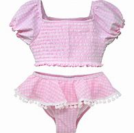 flap happy pink gingham 2pc