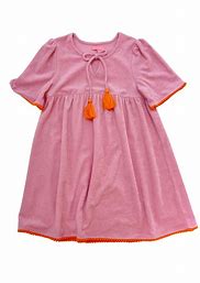 Bisby riviera dress pink terry