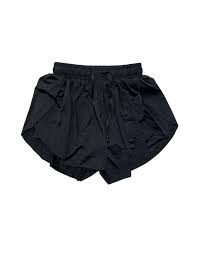 Black buttterfly shorts