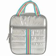 silver puffer lunch box