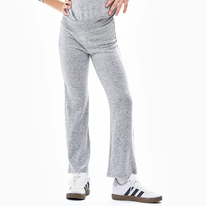 Grey wide leg loungewear pants