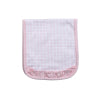 Pink Plaid Burp Pad