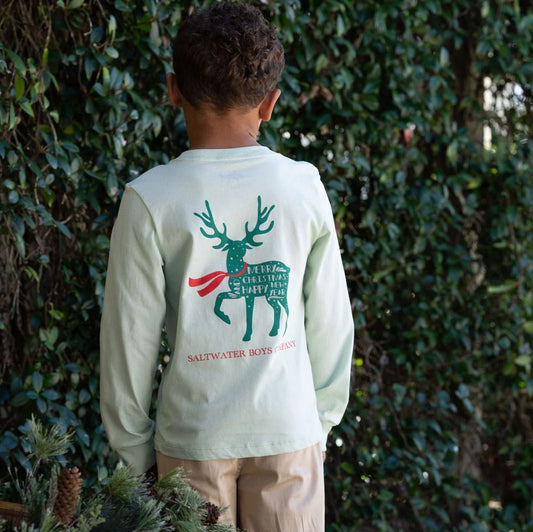 Christmas deer LS Tee