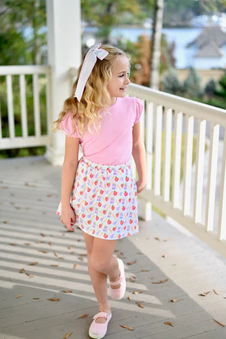 Sally knit skirt set-back to school