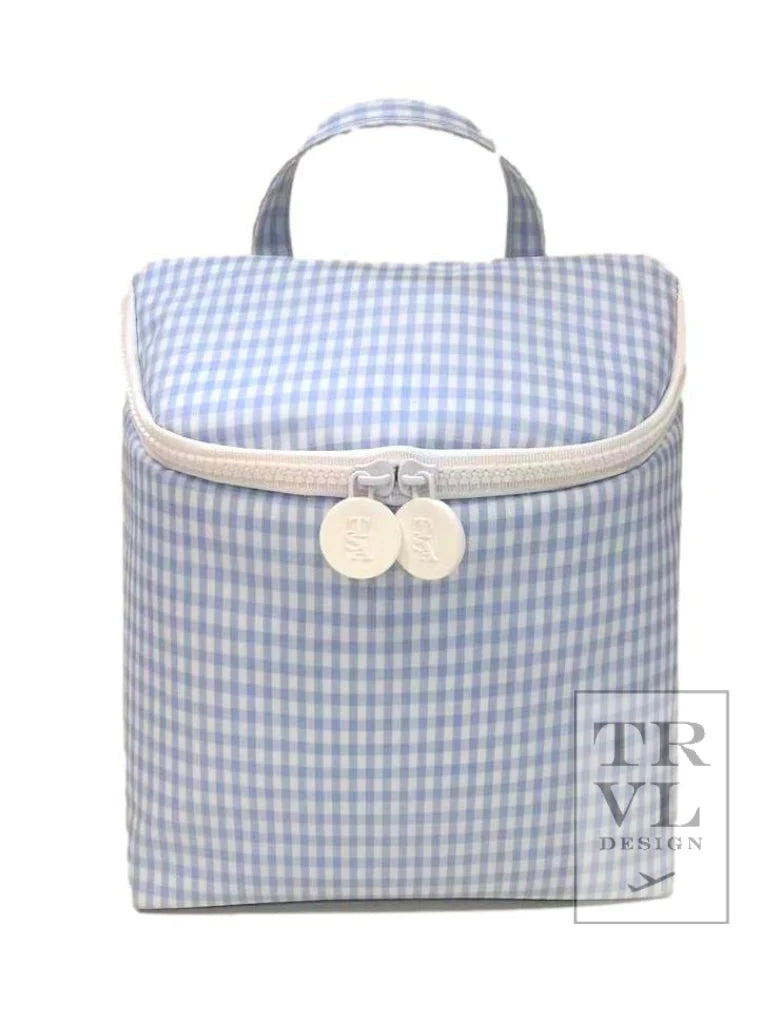 Gingham Mist-take away lunch bag