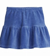 Navy Cord Skort