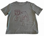 SS gray bulldog t-shirt