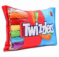 Rainbow twizzlers fleece plush