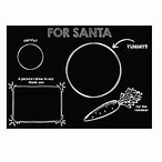 For Santa Chalkboard Placemat