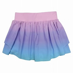 purple ombre skort