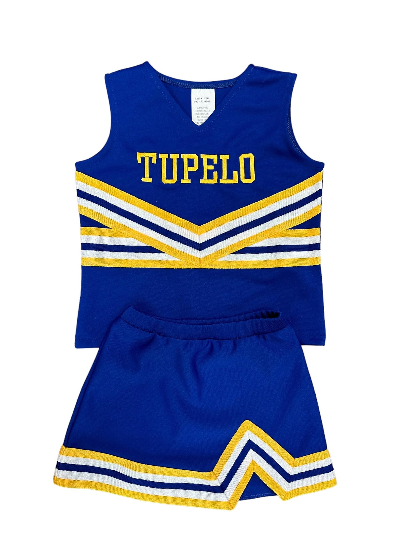 Tupelo 2piece Cheer uniform